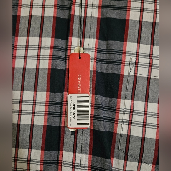 NWT Men's Reed Edward Long Sleeve Button Up Shirt Size Med - Picture 3 of 5